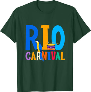 Masque de Carnaval de Rio - Souvenir brésilien Haut de Gamme T-Shirt - T-Shirt | Forest