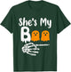 She's My Boo Matching Halloween Pajama Couples He's My Boo T-Shirt - T-Shirt | Forest