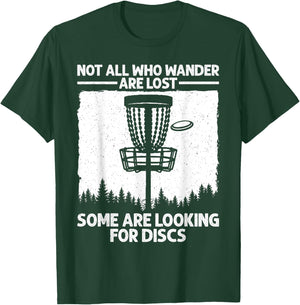 Funny Disc Golf Art Women Kids Disc Golfer Disc Golf T-Shirt - T-Shirt | Forest