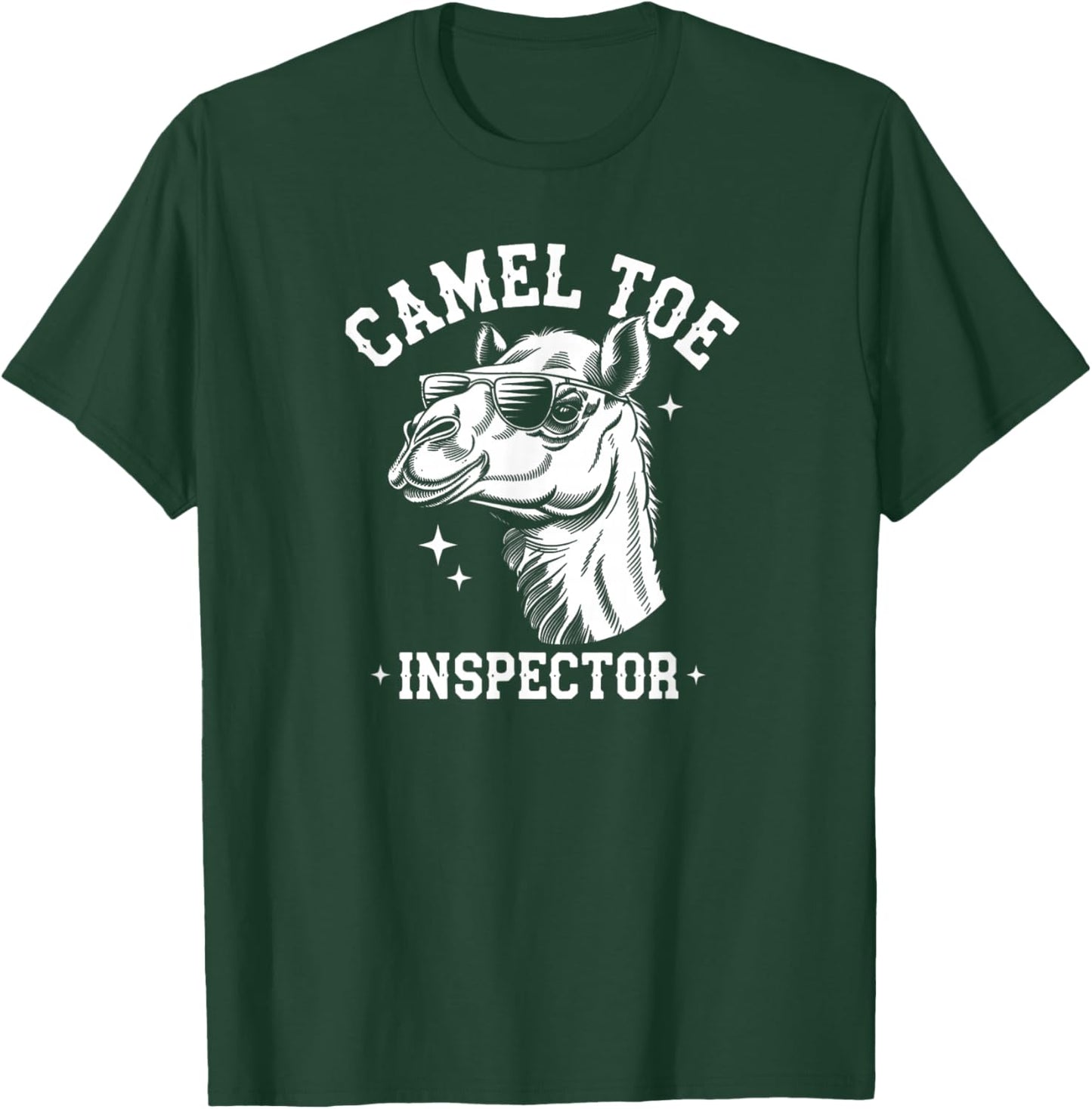 Camel Toe Inspector Funny Adult Animal Dad Joke T-Shirt - T-Shirt | Forest