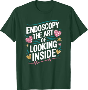 Gastroenterology Nurse Endo Nurse Design for Endoscopy Nurse T-Shirt - T-Shirt | Forest