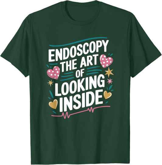 Gastroenterology Nurse Endo Nurse Design for Endoscopy Nurse T-Shirt - T-Shirt | Forest