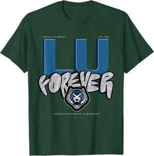 The Yard Essentials - Lincoln University MO - LUMO Forever T-Shirt - T-Shirt | Forest
