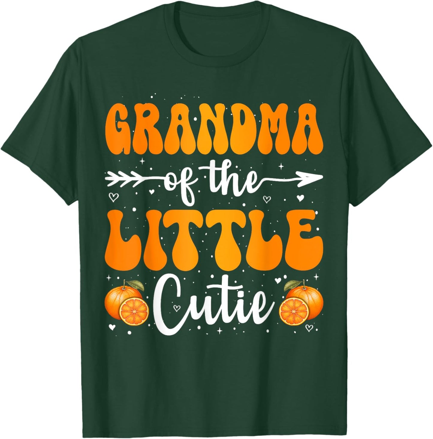 Grandma Of The Little Cutie Orange Clementine Birthday Party T-Shirt - T-Shirt | Forest