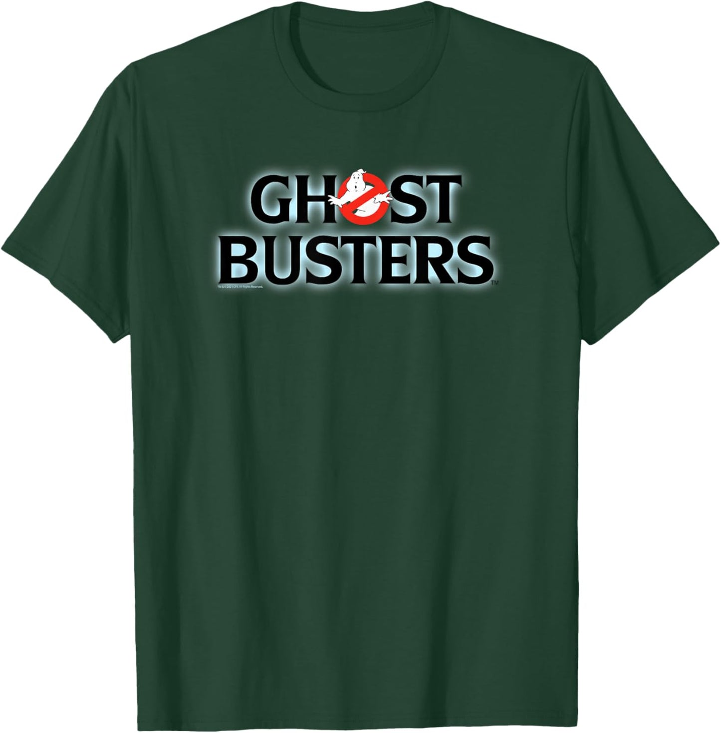Ghostbusters Glowing Opening Logo Funny 80's Movie T-Shirt - T-Shirt | Forest