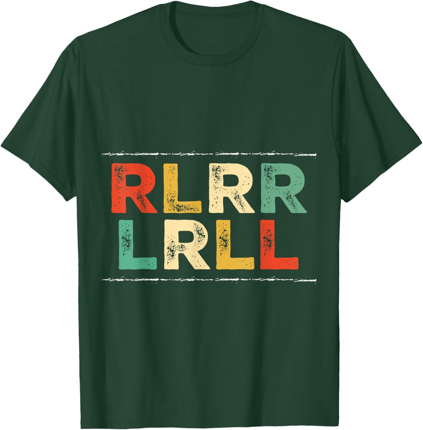 Drummer RLRRLRLL Motif Musique rétro T-Shirt - T-Shirt | Forest