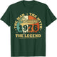 Humor Vintage 1976 February Gift 50 Years Birthday T-Shirt - T-Shirt | Forest