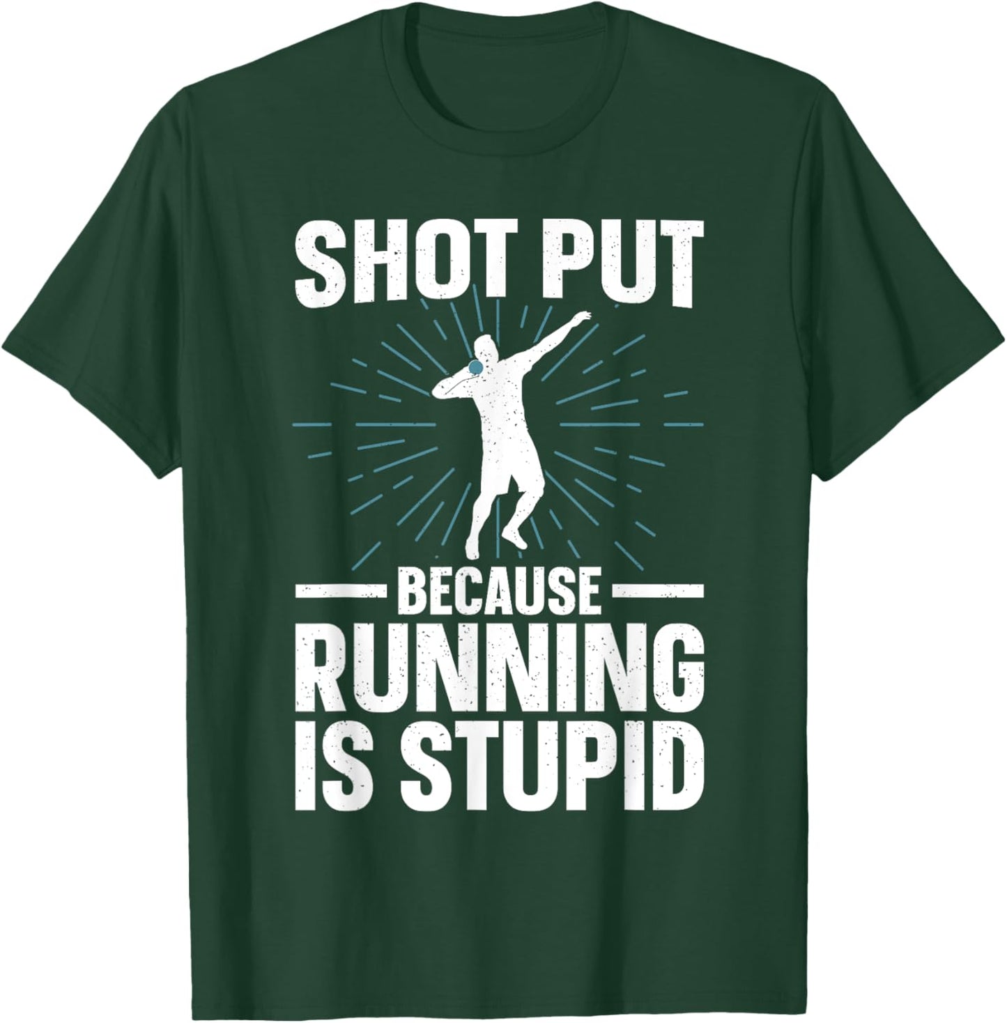 Shot Put Art Women Track And Field Coach Shot Put T-Shirt - T-Shirt | Forest