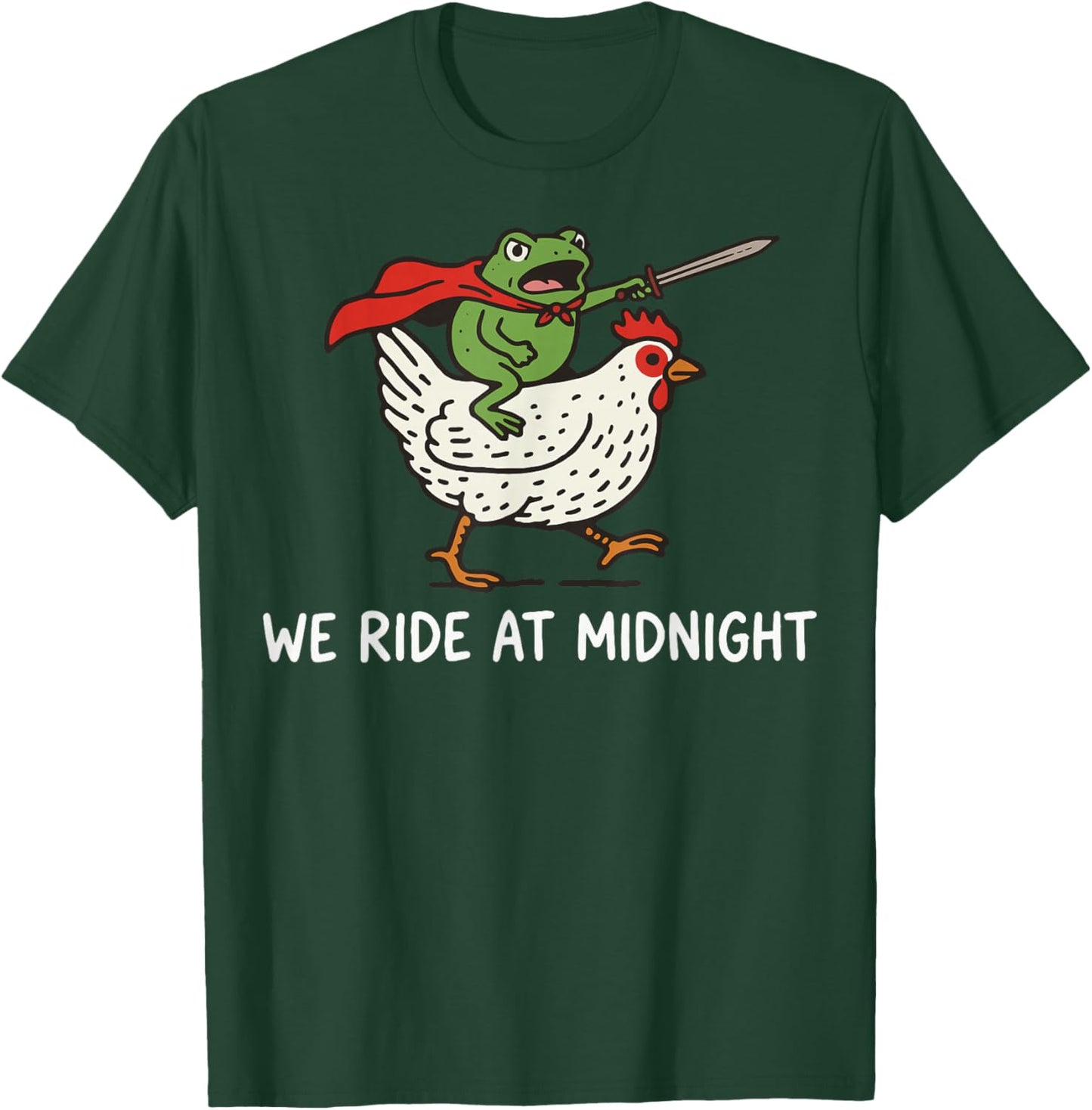 We Ride at Midnight Frog T-Shirt - T-Shirt | Forest