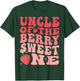 Uncle Of The Berry Sweet One 1st Birthday Strawberry T-Shirt - T-Shirt | Forest