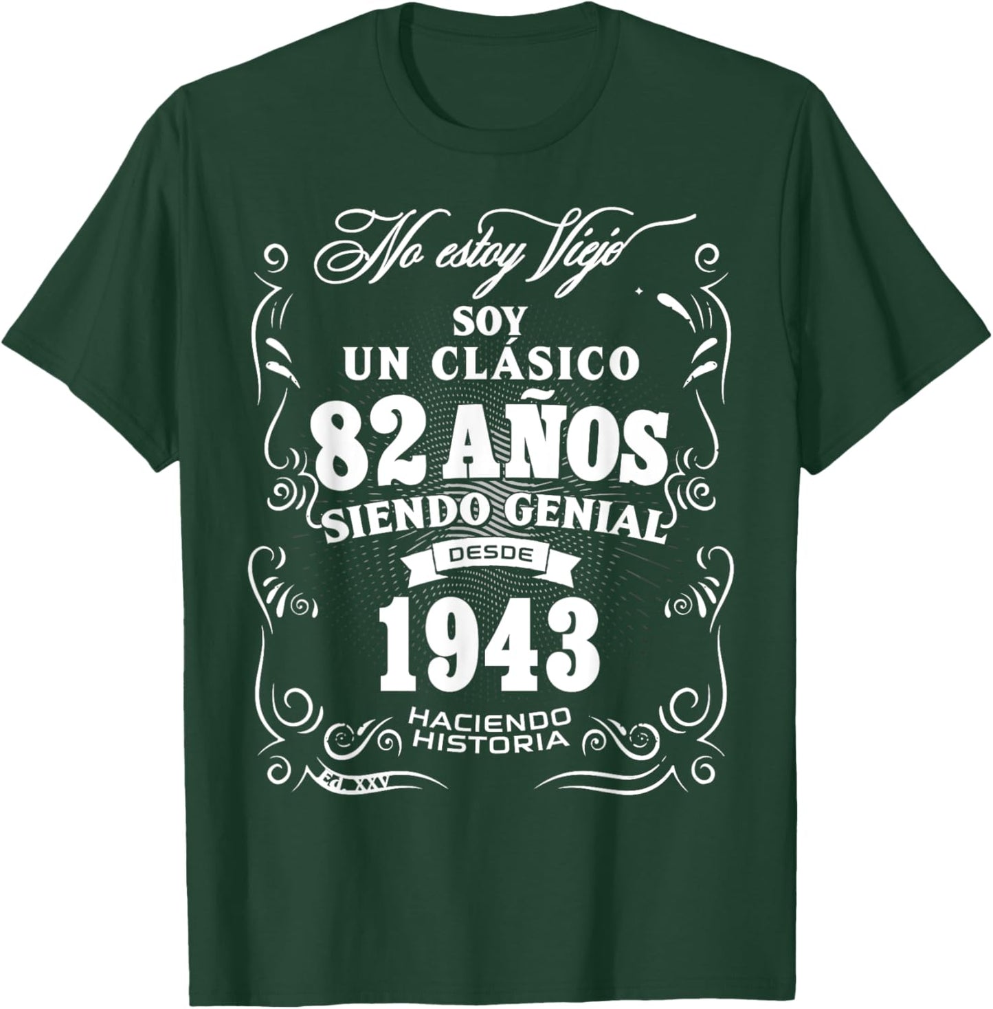 82nd Birthday gift in Spanish Regalo cumpleanos 82 T-Shirt - T-Shirt | Forest