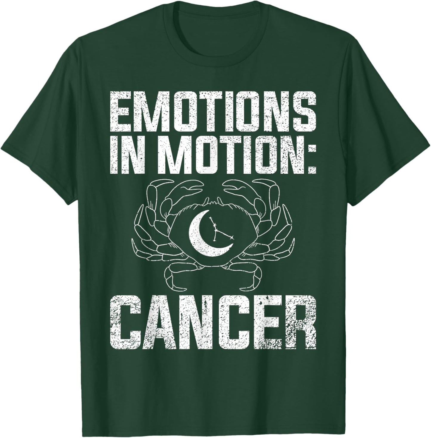 Emotions in Motion Cancer Zodiac T-Shirt - T-Shirt | Forest