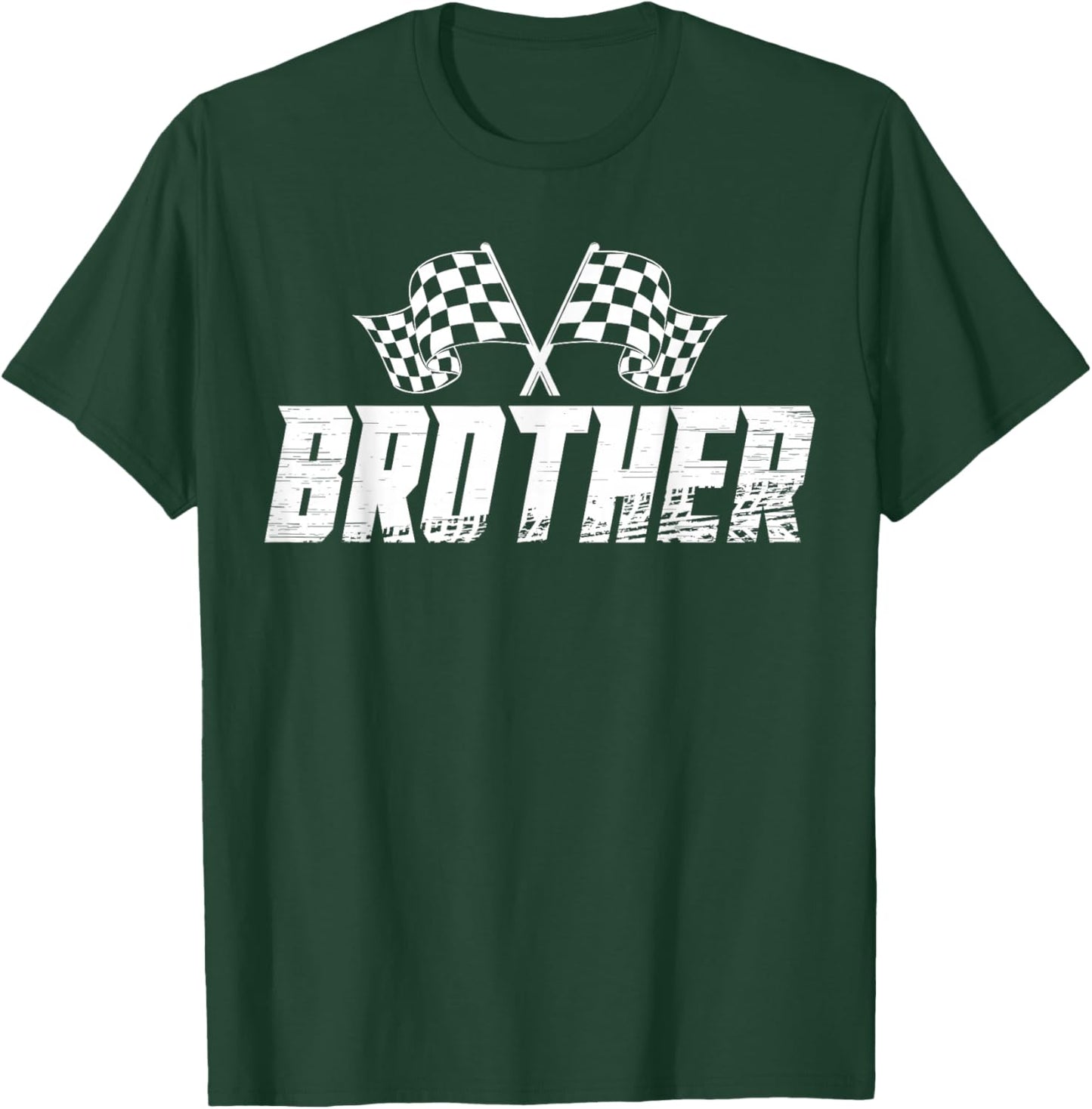 Brother Pit Crew Family Racing Birthday Race Car T-Shirt - T-Shirt | Forest