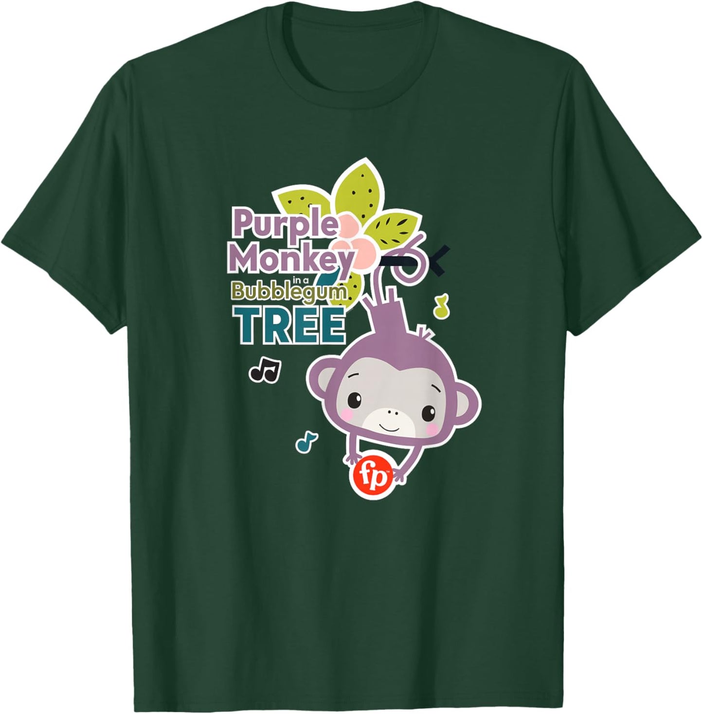 Fisher-Price Purple Monkey Bubblegum Tree T-Shirt - T-Shirt | Forest