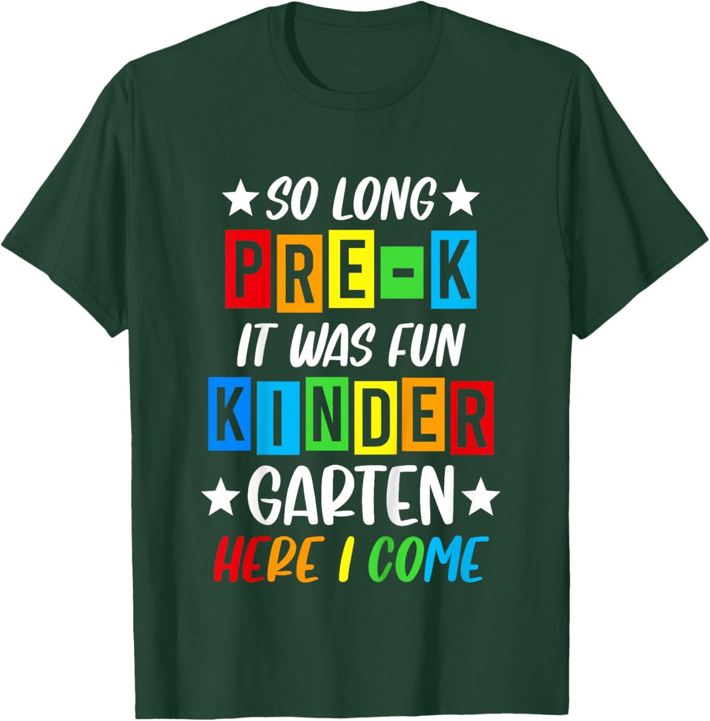 Pre-K Grad 2026 Preschool Graduation 2026 So Long Pre-K T-Shirt - T-Shirt | Forest