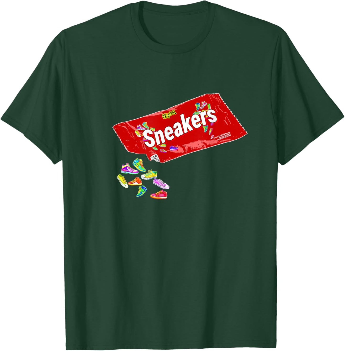 Sneakers are My Sweet Tooth Sneaker Candy Red Sneaker Head T-Shirt - T-Shirt | Forest