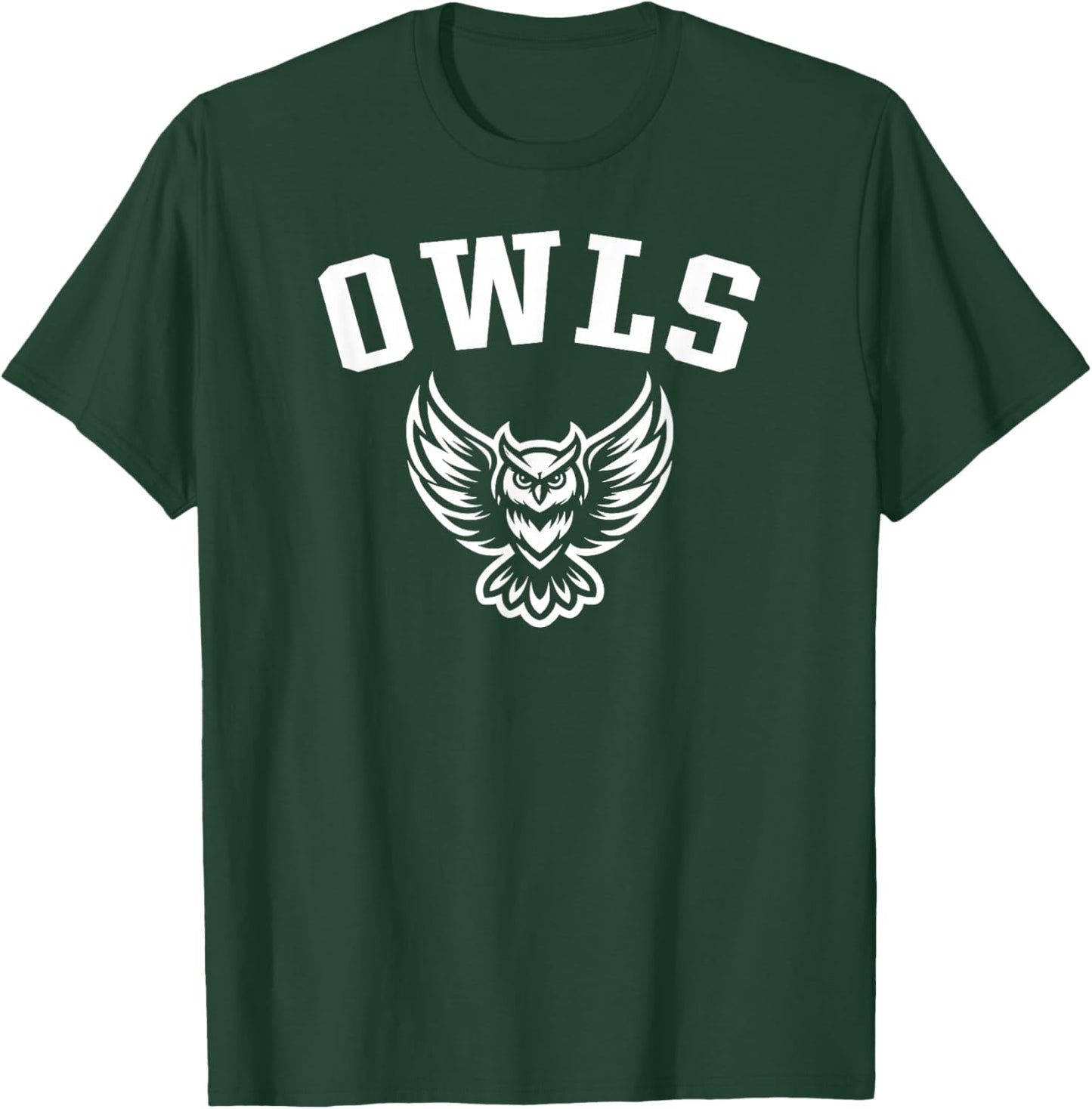 Owls Mascot for Youth Teams Players and Fans T-Shirt - T-Shirt | Forest