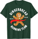 Gingerbread Running Team Xmas Cookie Christmas T-Shirt - T-Shirt | Forest