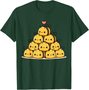 Bee Cute Anime Kawaii T-Shirt - T-Shirt | Forest