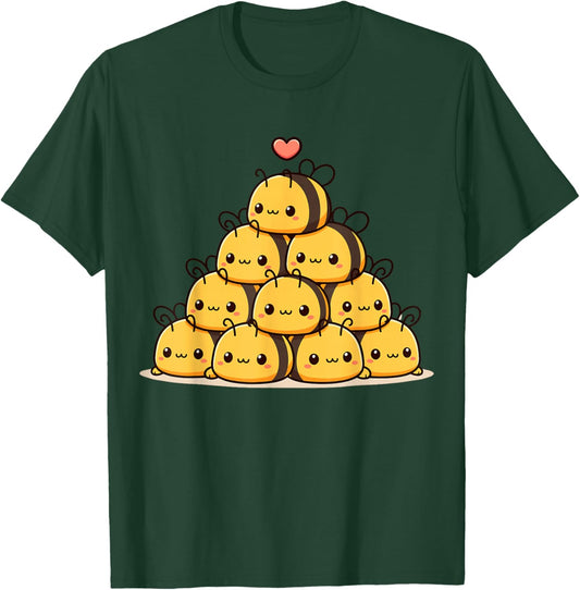 Bee Cute Anime Kawaii T-Shirt - T-Shirt | Forest