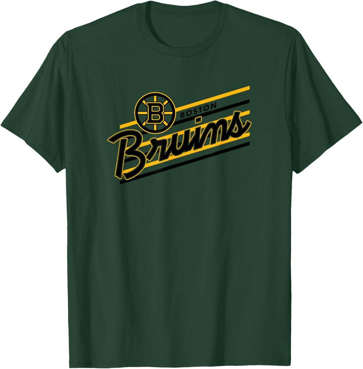 Boston Bruins Retro Performer White Officially Licensed T-Shirt - T-Shirt | Forest