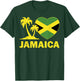 Jamaica-Shirt I love Jamaican Flag Heart Women Men Kid Girls T-Shirt - T-Shirt | Forest