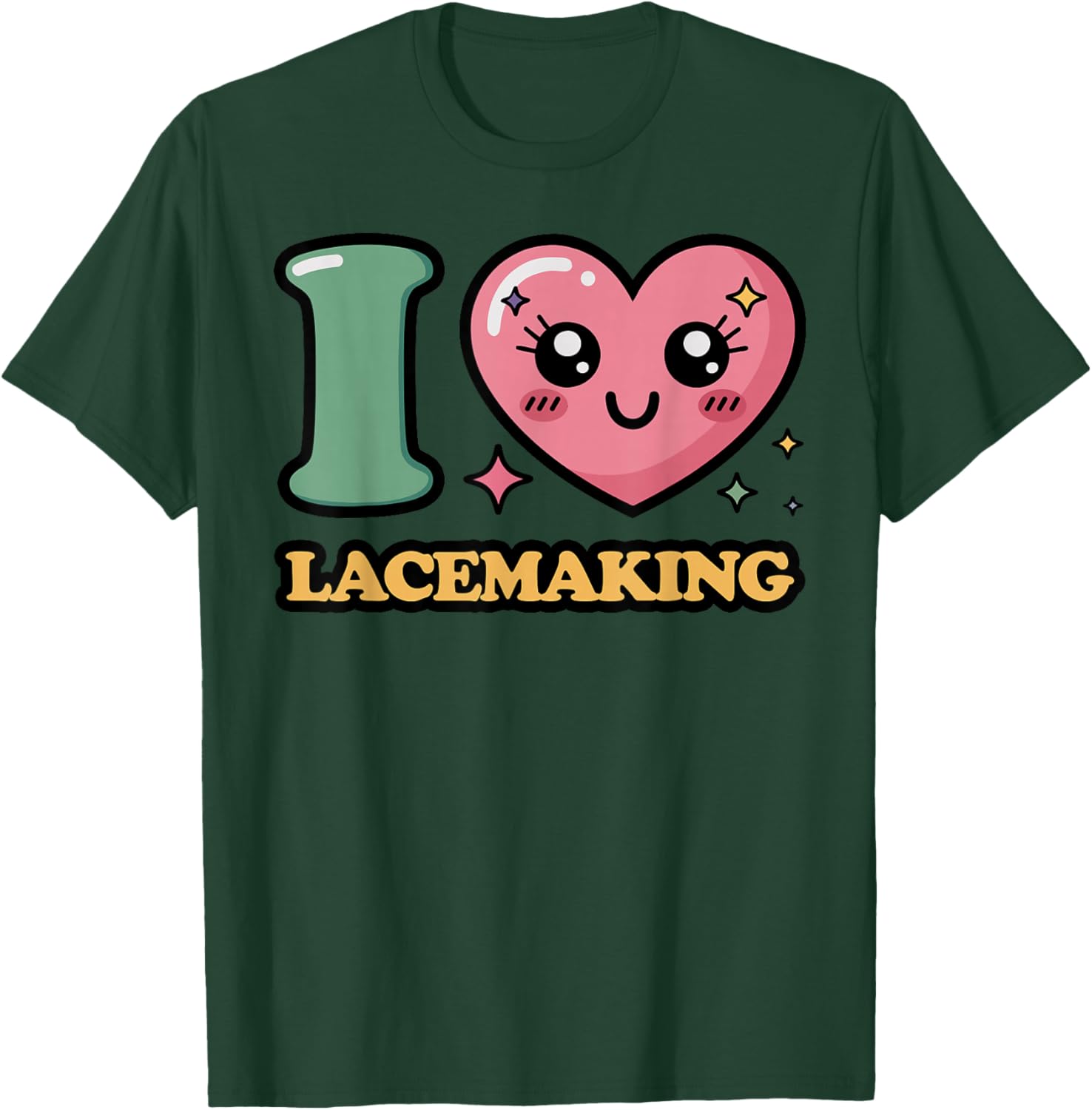 Ich Liebe Klöppeln T-Shirt - T-Shirt | Forest