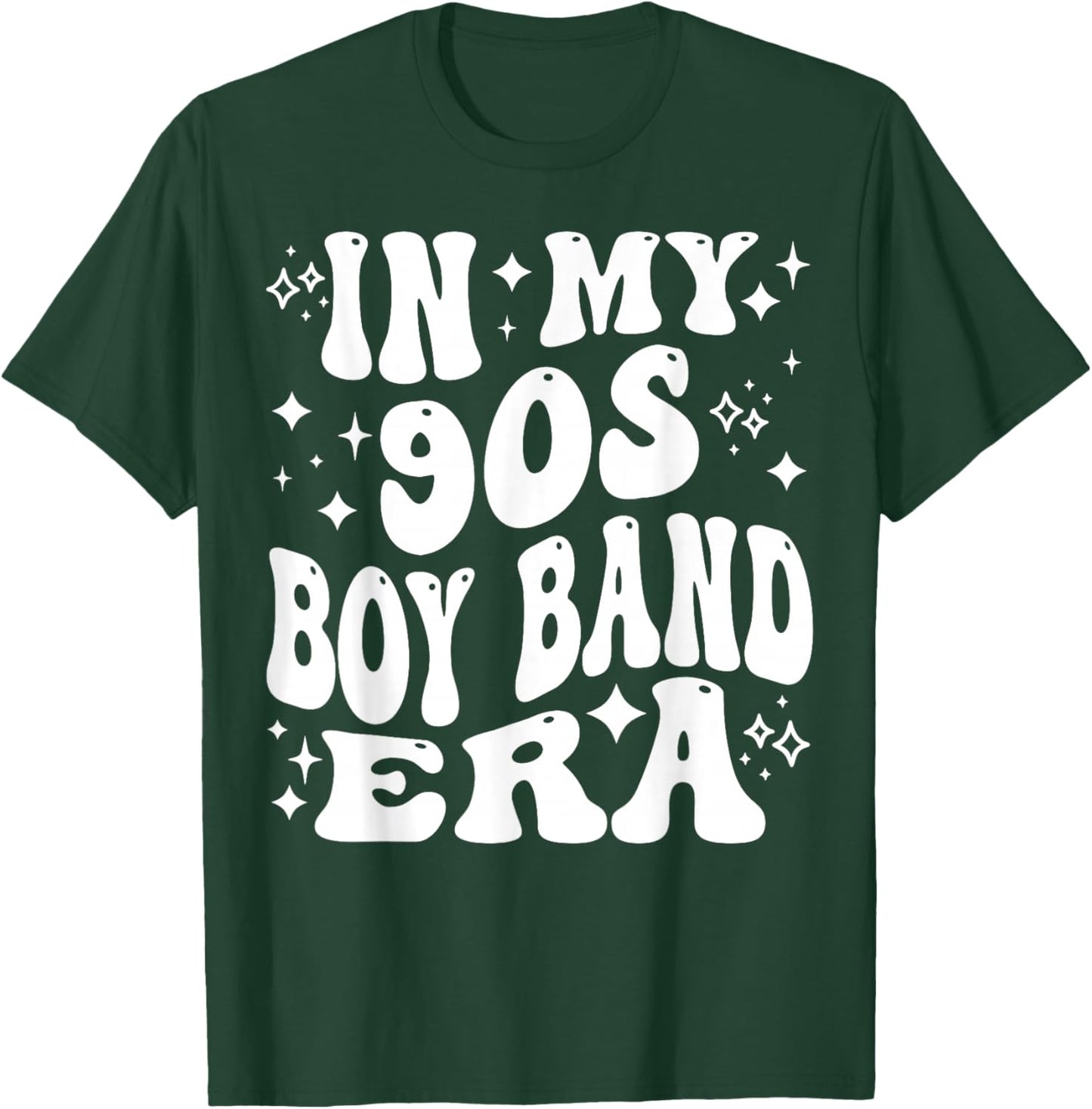 In My 90s Boy Band Era - Funny 90s, Boyband T-Shirt - T-Shirt | Forest
