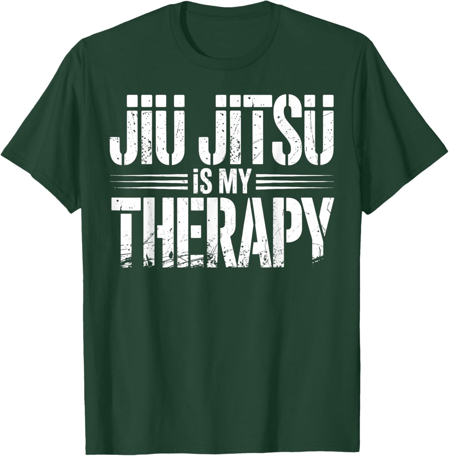 Jiu Jitsu is My Therapy Funny BJJ Design Women T-Shirt - T-Shirt | Forest