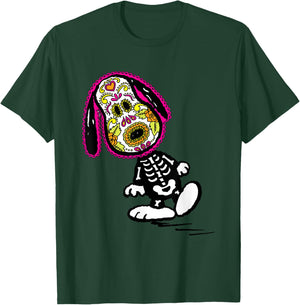Peanuts Cinco De Mayo Skeleton Snoopy T-Shirt - T-Shirt | Forest