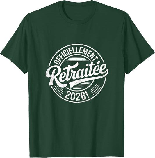 Vintage Officially Retired 2026 Women T-Shirt - T-Shirt | Forest
