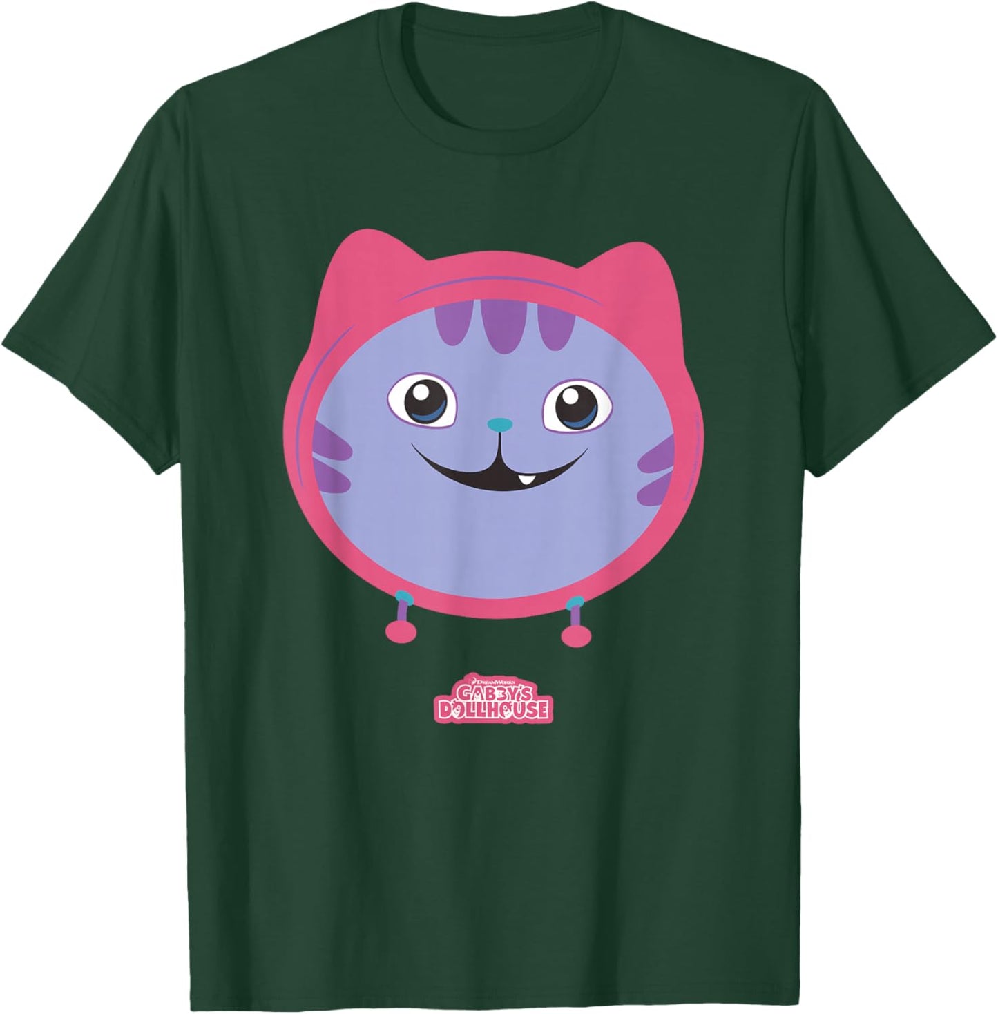 Gabby’s Dollhouse DJ Catnip Smile T-Shirt - T-Shirt | Forest