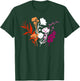 Minimalist Wildflowers Lesbian Pride Aesthetic T-Shirt - T-Shirt | Forest