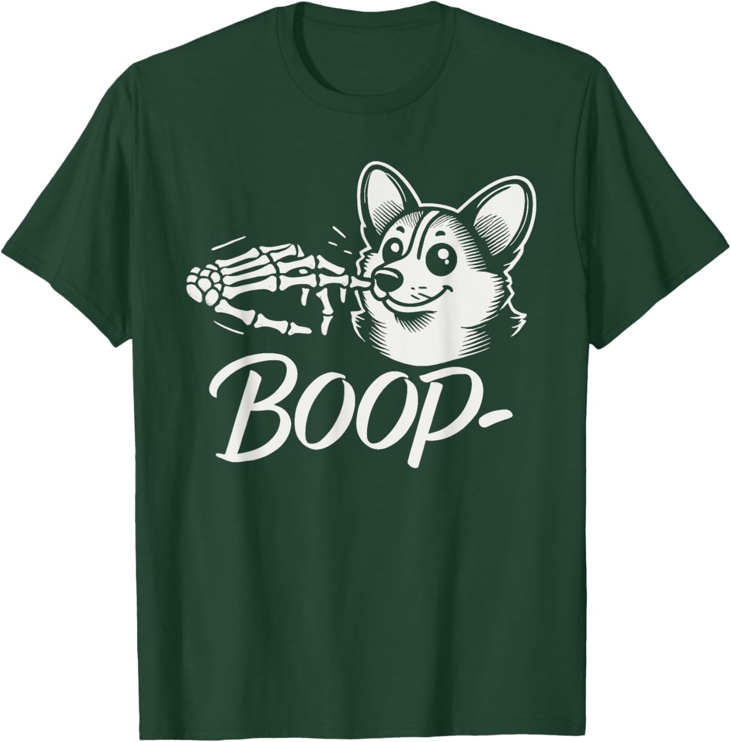 Boop Halloween Corgi Funny Corgi Halloween T-Shirt - T-Shirt | Forest