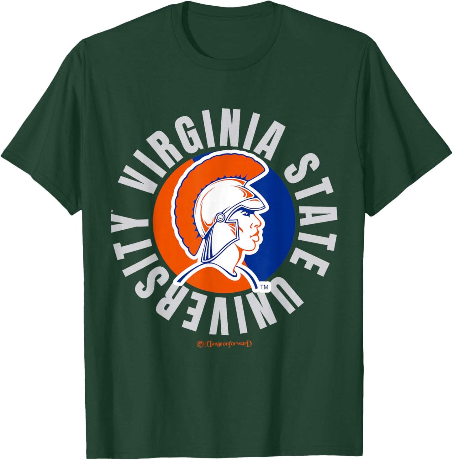 The Yard Essentials - Virginia State University - VSU Circle T-Shirt - T-Shirt | Forest
