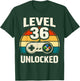36th Birthday Level 36 Unlocked Gamer Gaming 36 Birthday T-Shirt - T-Shirt | Forest