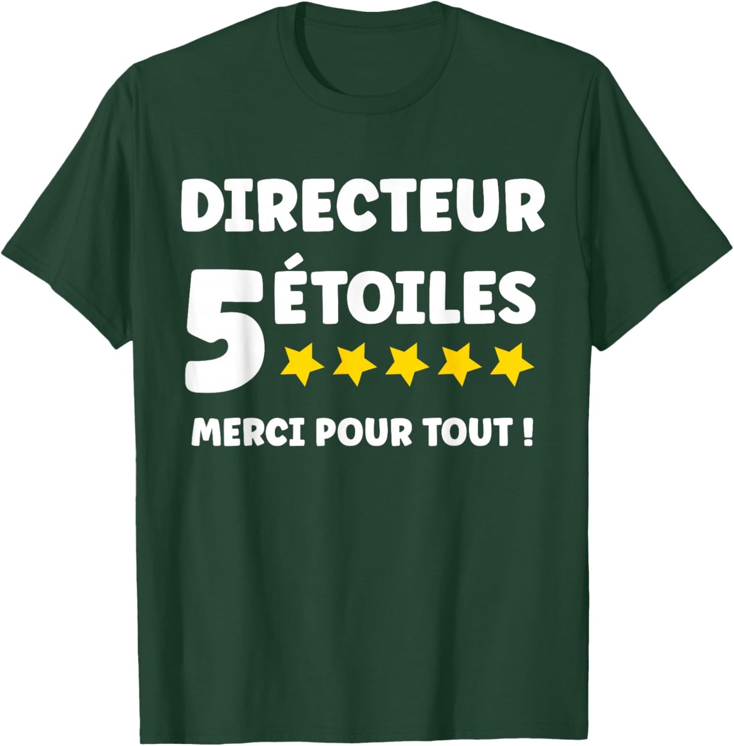 Departure 5 Star Director Thank You for Everything Super Director T-Shirt - T-Shirt | Forest
