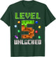 Birthday Boy Level 5 Unlocked 5th Birthday Game Pixel T-Shirt - T-Shirt | Forest