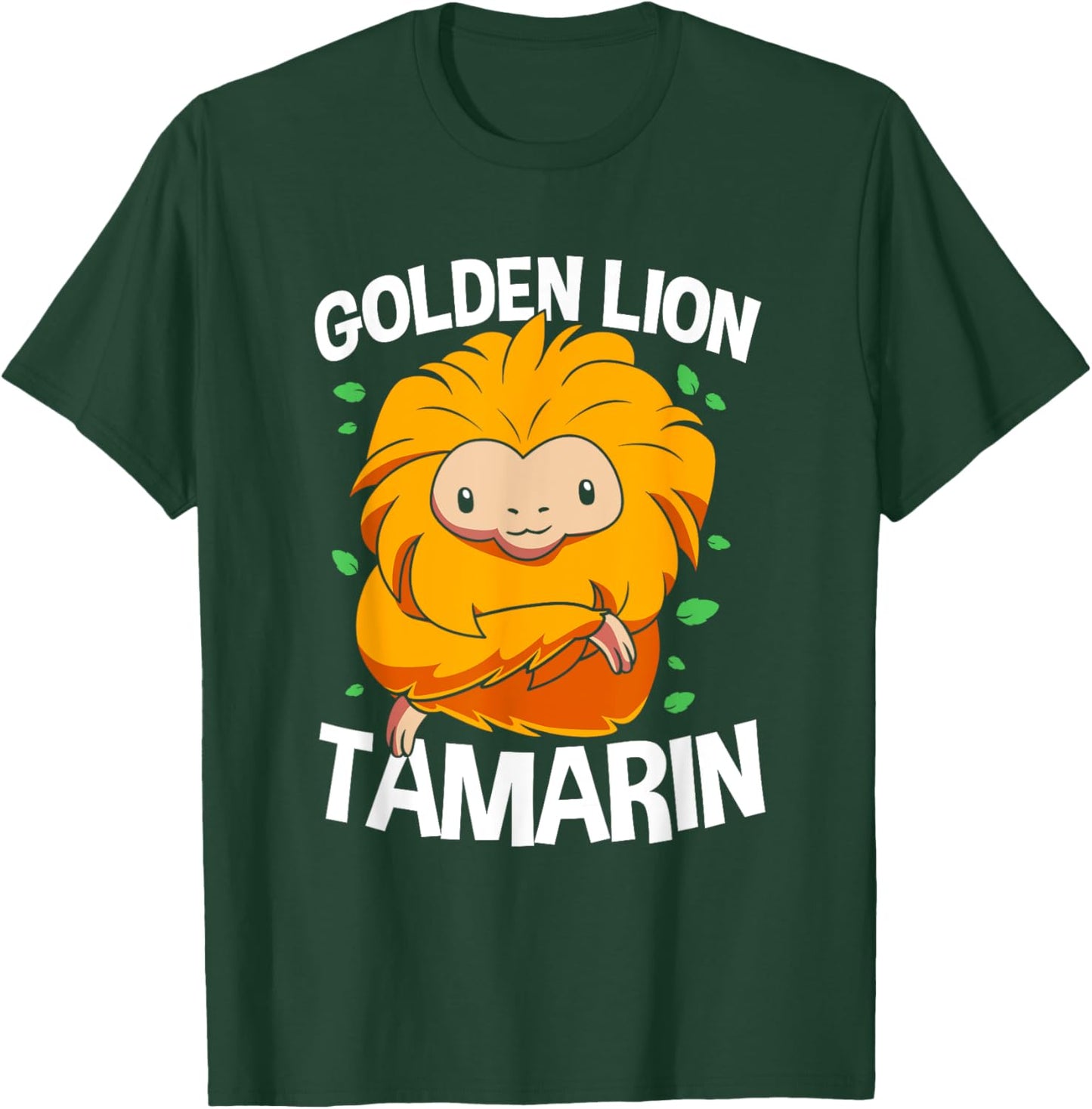 Cute Monkey Lovers Golden Lion Tamarin T-Shirt - T-Shirt | Forest