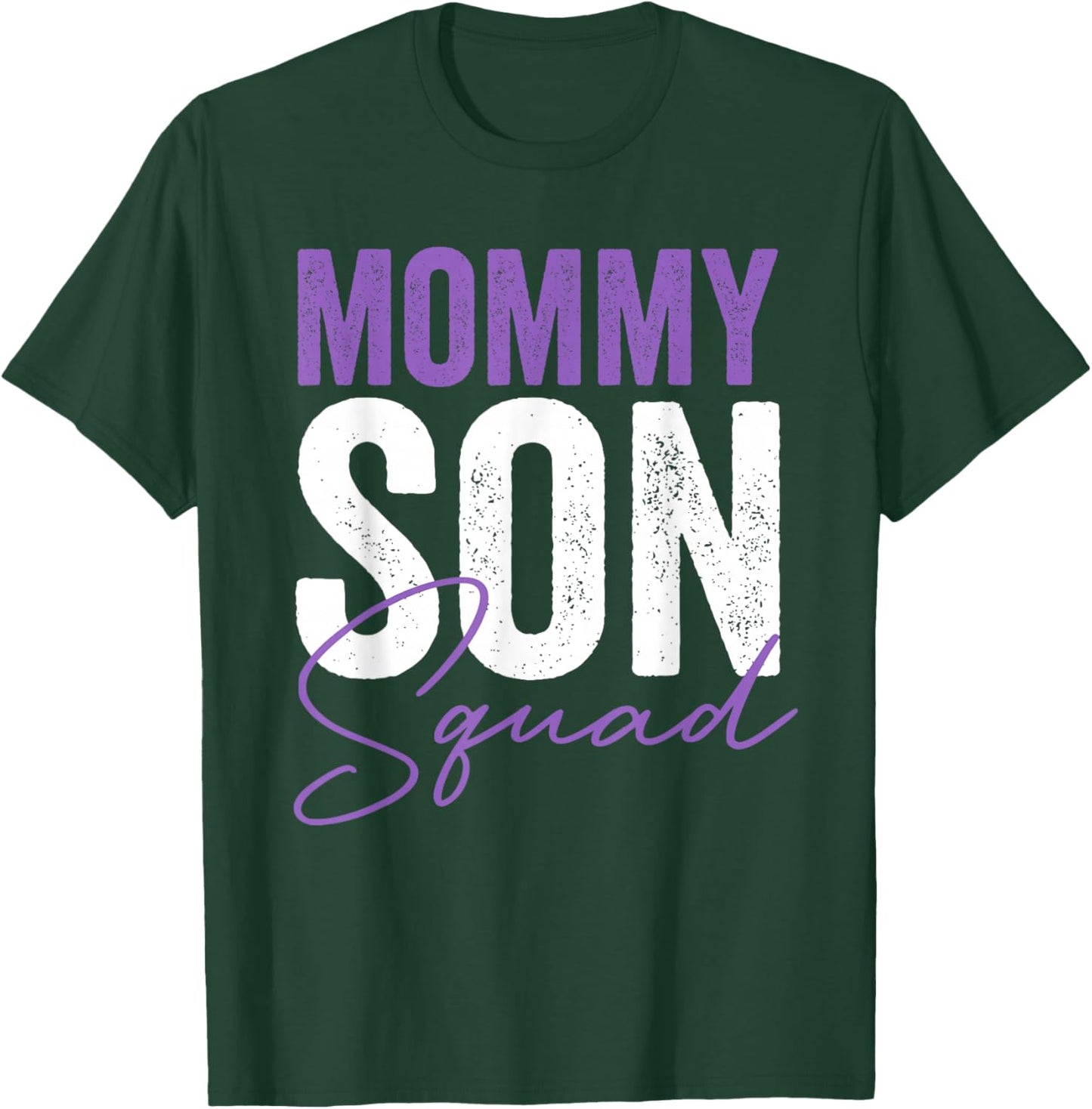 Mommy Son Squad Mom Mother's Day Matching Sons Mother Son T-Shirt - T-Shirt | Forest