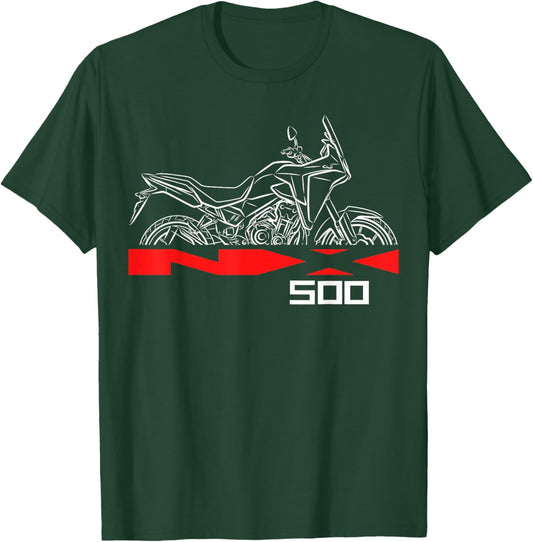 NX500 for ADV Riders, Motorcycle T-Shirt - T-Shirt | Forest