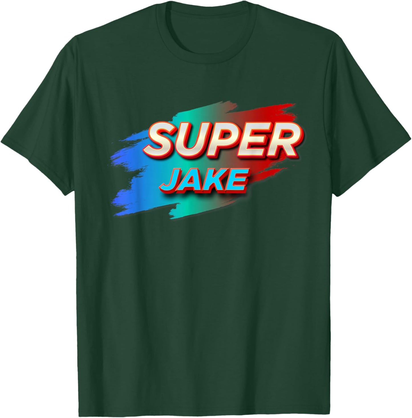 Super Jake Funny Name Jakes T-Shirt - T-Shirt | Forest
