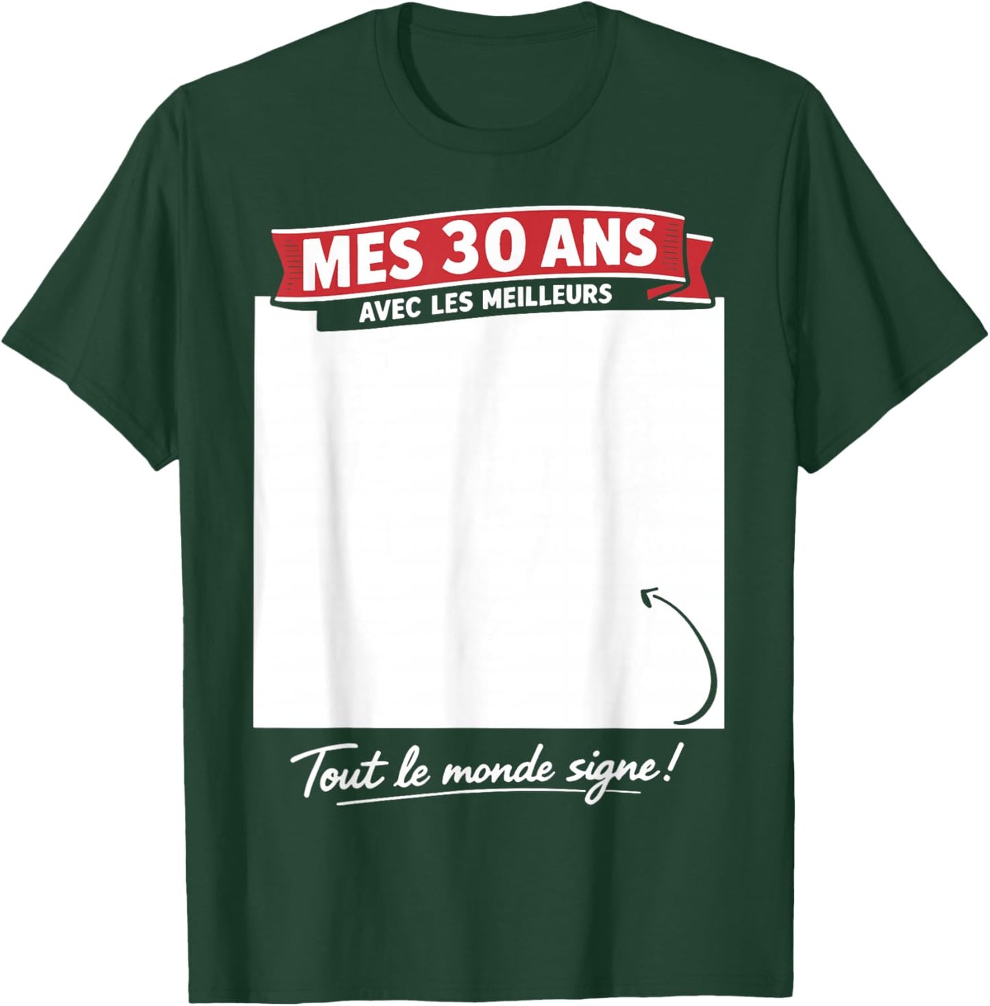 30ème Anniversaire Homme Femme 30 Ans 1996 déco drôle Cadeau T-Shirt - T-Shirt | Forest