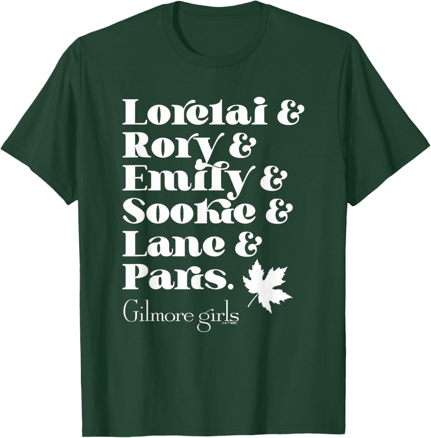 Gilmore Girls Name List T-Shirt - T-Shirt | Forest