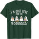 I'm Just Here For The Books - Cute Halloween Ghost Reading T-Shirt - T-Shirt | Forest