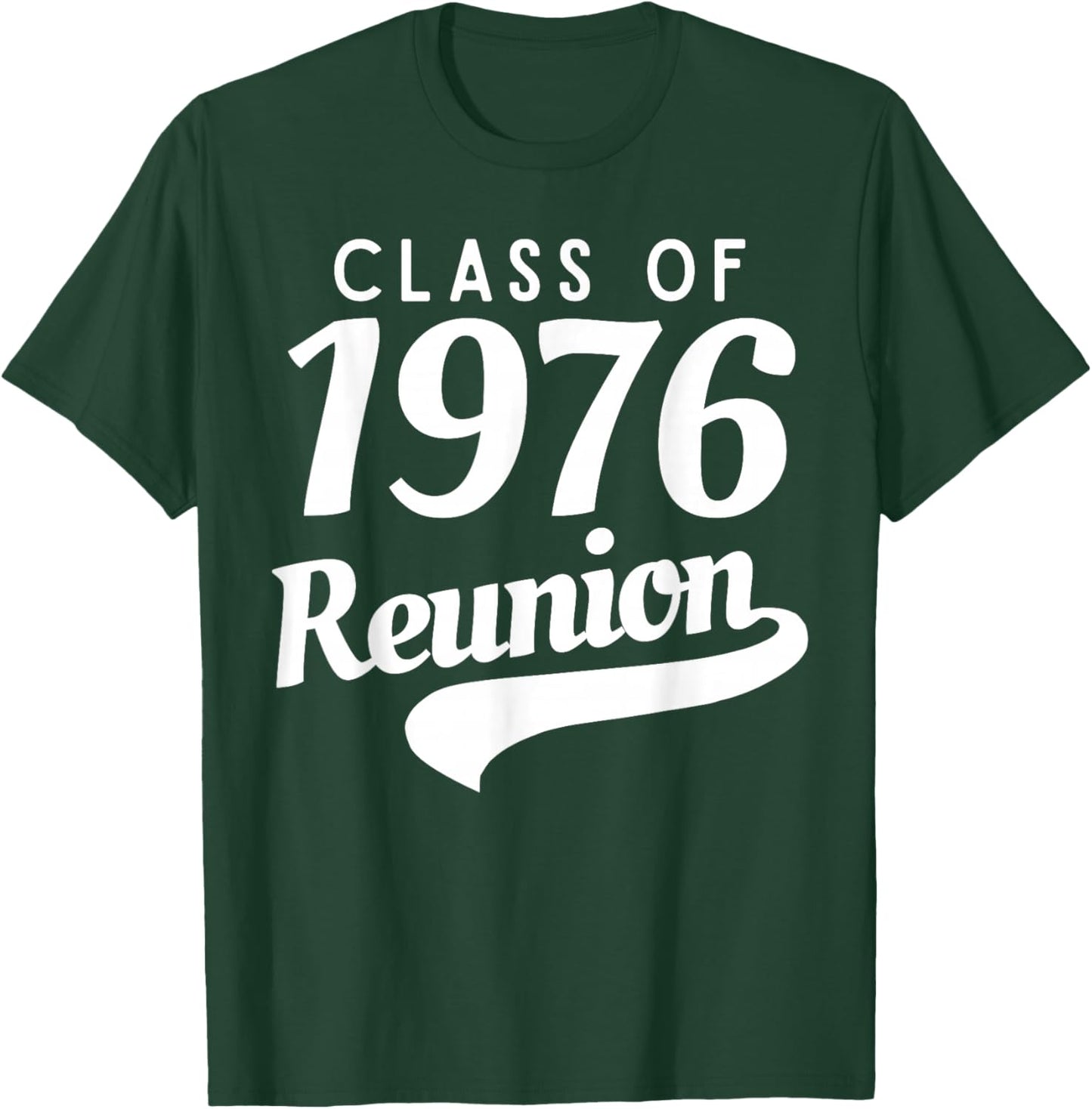 Retro Class of 1976 Reunion 50 Year High School Alumni Party T-Shirt - T-Shirt | Forest