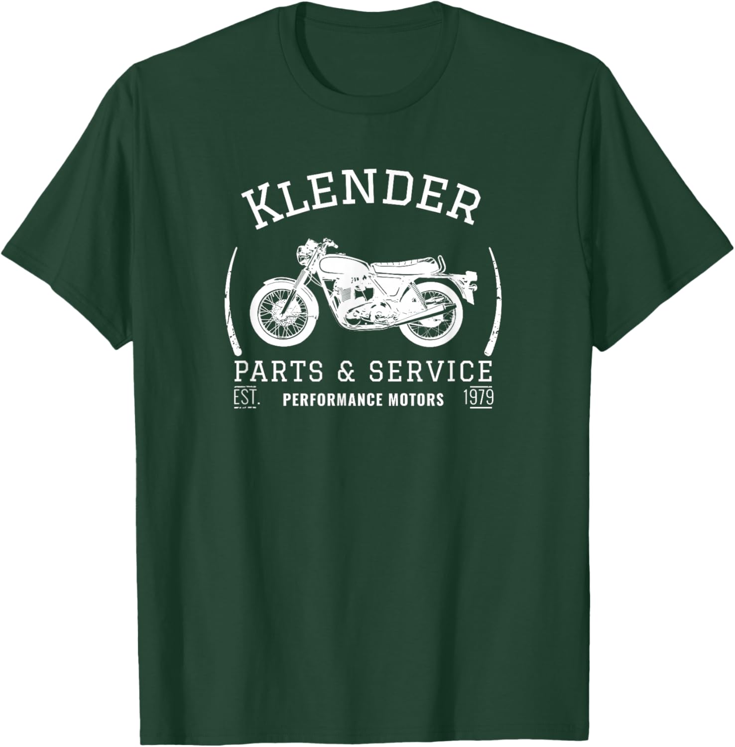 Klender Parts & Service Performance Motors Motorcycles T-Shirt - T-Shirt | Forest