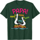Papa Mouette Drôle Design Oiseaux Marins Humour Papa T-Shirt - T-Shirt | Forest