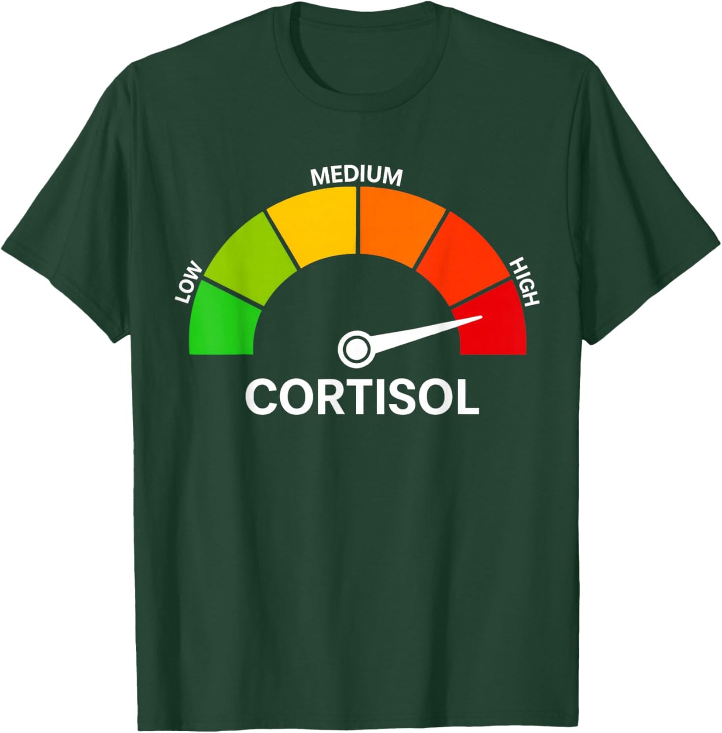High Cortisol Levels Meme Funny T-Shirt - T-Shirt | Forest