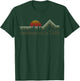 Summersville Lake West Virginia Retro Nature T-Shirt - T-Shirt | Forest
